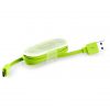 Puro Flat Καλώδιο Φόρτισης και Μεταφοράς Δεδομένων Micro USB - Πράσινο - - CMICRORTICONDKBLUE