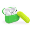Puro Silicon Case "ICON FLUO" For AirPods Pro With Additional Cap - Πράσινο - - APPROCASE1ROSE