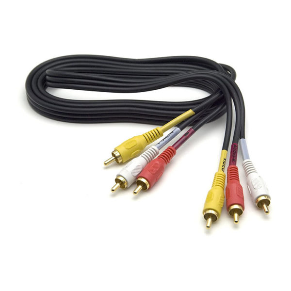 G&BL 3xRCA/3xRCA Audio Stereo Cable 1,5m