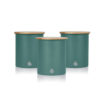 Swan Set of 3 Canisters - Γκρι - - SWPS2010BN