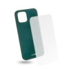 EGOBOO Tempered Glass + Case Rubber TPU Ruby Green (iPhone 12 Pro Max) - - IP12PMTPUGREYGL