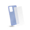 EGOBOO Tempered Glass + Case Rubber TPU Light Violet (Samsung A72) - - SA72TPUTRANGL