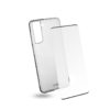 EGOBOO Tempered Glass + Case TPU Transparent (Samsung S21 4G) - - SDGFSAW40BLK