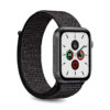 Puro nylon wristband for Apple Watch 42-44mm - "Black" Black - - AW44SPORTARGRN