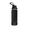 Puro "OUTDOOR" bottles stainless steel with powder coating 500ml Black - - WB500OUTDOORDW1LGREY