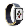 Puro nylon wristband for Apple Watch 42-44mm - Μπλε - - AW44SPORTSNPNK