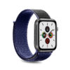 Puro nylon wristband for Apple Watch 42-44mm - Μπλε - - AW40SPORTSNPNK